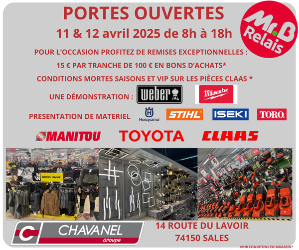 PORTES OUVERTES CHAVANEL RUMILLY