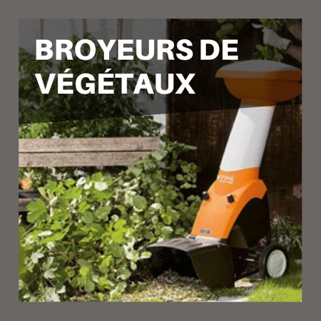 Broyeurs de végétaux Stihl en utilisation