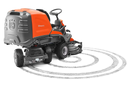 Tondeuse autoportée - RIDER RC 320 TS T 4x4 - HUSQVARNA