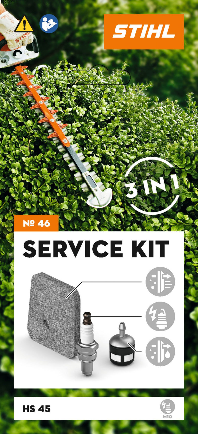 KIT SERVICE ENTRETIEN STIHL - N° 46 - POUR HS 45