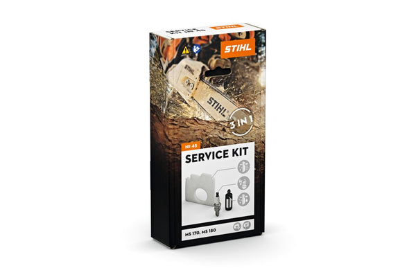 Kit service entretien STIHL N° 45 pour tronçonneuses MS 170 / MS 180