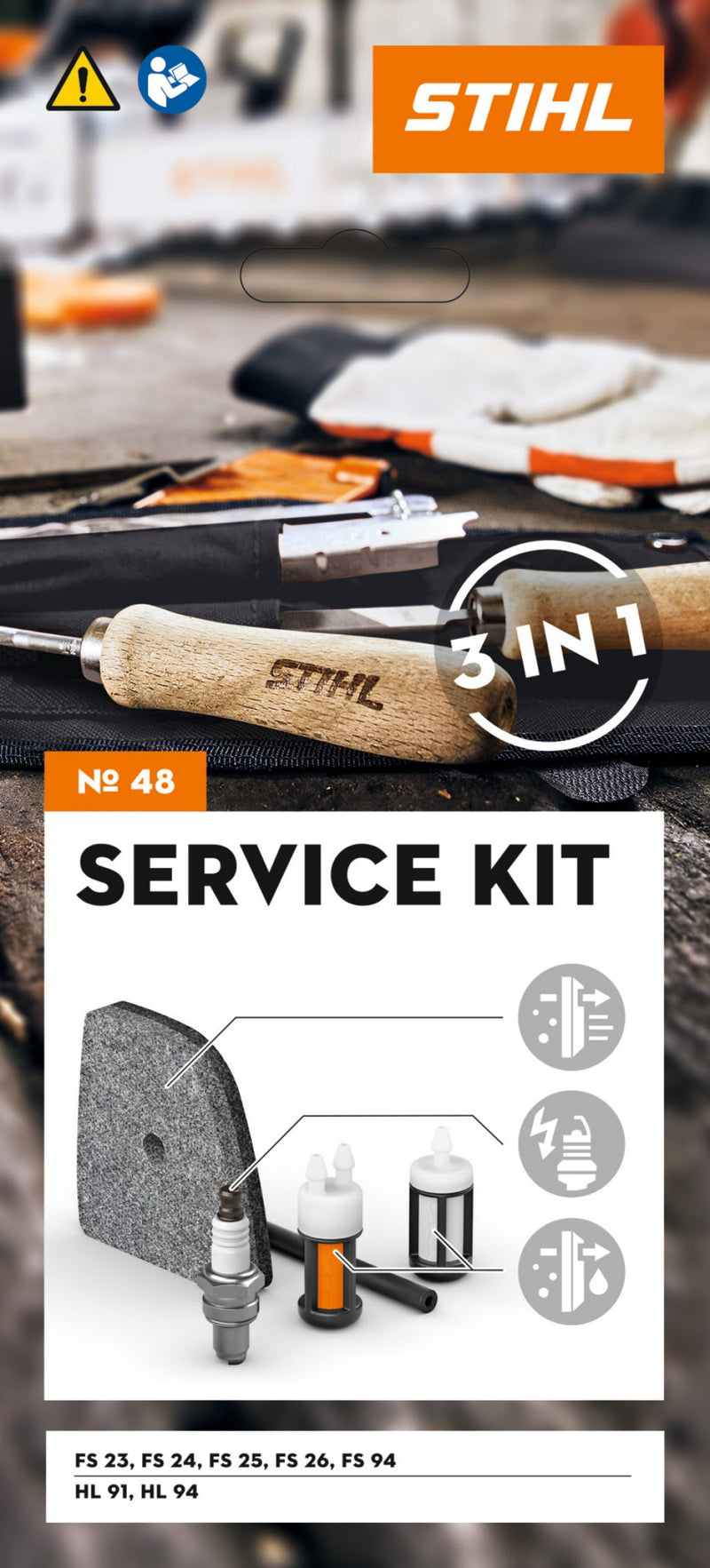 SERVICE KIT entretien - Stihl - N°48 - pour FS 94, HL 91 ou HL 94