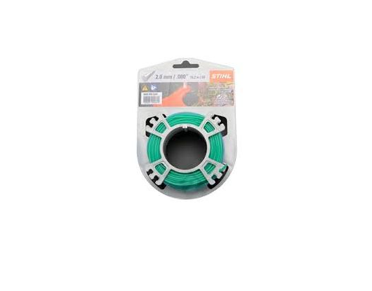 Fil rond STIHL Ø 2,0 mm x 14,0 m vert pour débrousailleuses