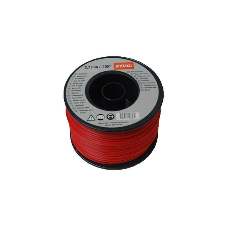 Fil rond Stihl de débrousailleuse diamètre 2,7 mm x 215,0 m rouge